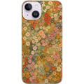 Miniatyrbild 1 av 3: Kompatibelt Mobilskal till Apple iPhone 14 Blomsteräng i varma toner med nostalgisk målarkänsla