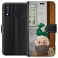 Miniatyrbillede 1 af 2: Kompatibel Tegnebogsetui til Samsung Galaxy A40 MONSTRENE Uduelige Planter