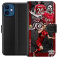 Miniatyrbilde 1 av 3: Kompatibelt Lommeboketui til Apple iPhone 12 Liverpool FC Diogo Jota fotballplakat Portugal spiss nr. 20 Premier League angriper Reds-fankunst