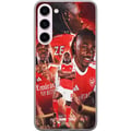 Pikkukuva 1 / 3: Yhteensopiva Puhelinkuori Samsung Galaxy S23+ Arsenal-kollaasimuotoilu – Eberechi Eze punaisessa paidassa, useita kuvituksia
