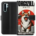 Miniatyrbillede 1 af 3: Kompatibel Tegnebogsetui til Huawei P30 Pro Corgizilla