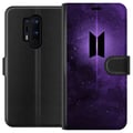 Miniatyrbillede 1 af 3: Kompatibel Tegnebogsetui til OnePlus 8 Pro BTS kpop-logo lilla galakse plakat rumdesign koreansk band ARMY-symbol stjernehimmel musik fan art