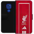 Miniatyrbillede 1 af 3: Kompatibel Tegnebogsetui til Motorola Moto G9 Play Juventus fodbold Cristiano Ronaldo sort hvid pink klubdesign