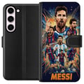 Pikkukuva 1 / 3: Yhteensopiva Lompakkokotelo Samsung Galaxy S23 Messi-juliste Argentiina Barcelona jalkapallolegenda GOAT maailmanmestaruuskilpailut numero 10 jalkapa