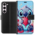 Pikkukuva 1 / 3: Yhteensopiva Lompakkokotelo Samsung Galaxy S23  Stitch mansikka