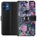 Miniatyrbillede 1 af 3: Kompatibel Tegnebogsetui til Apple iPhone 12 Kpop Dæmonjægere Zoey Æstetik Lilla Elsk mig Mystisk Idolvibe