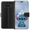 Miniatyrbild 1 av 3: Kompatibelt Plånboksfodral till Samsung Galaxy S10+ Stitch Hoppande Glädje – Rolig Design för Present