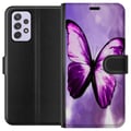 Miniatyrbillede 1 af 3: Kompatibel Tegnebogsetui til Samsung Galaxy A52s 5G Sommerfugl