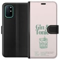 Miniatyrbilde 1 av 3: Kompatibelt Lommeboketui til OnePlus 8T Gin og tonic i stilren retroillustrasjon