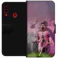Miniatyrbillede 1 af 2: Kompatibel Tegnebogsetui til Samsung Galaxy A20s Lionel Messi Inter Miami Argentina ikonisk legende og magisk spillemotor, der fortsætter med at domi