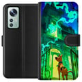 Pikkukuva 1 / 3: Yhteensopiva Lompakkokotelo Xiaomi 12 Scooby Doo kummitustalo-juliste sarjakuva mysteeri koira aave vihreä karmiva Halloween retro sarja taide