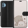 Pikkukuva 1 / 3: Yhteensopiva Lompakkokotelo Samsung Galaxy A32 5G Kawaii Söpö Kissat