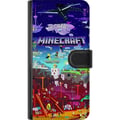 Miniatyrbild 3 av 3: Kompatibelt Plånboksfodral till Apple iPhone 8 MineCraft