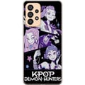 Pikkukuva 1 / 3: Yhteensopiva Puhelinkuori Samsung Galaxy A33 5G Kpop Demoninmetsästäjät Huntrix Trio Violetit Tähdet Retro Kosminen Idolihehku