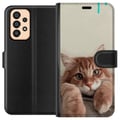 Pikkukuva 1 / 3: Yhteensopiva Lompakkokotelo Samsung Galaxy A33 5G Kissa