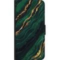 Miniatyrbild 2 av 2: Kompatibelt Plånboksfodral till Samsung Galaxy A20s Marmor Guld Grön