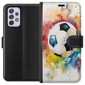 Miniatyrbillede 1 af 3: Kompatibel Tegnebogsetui til Samsung Galaxy A52s 5G Fodbold