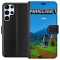 Pikkukuva 1 / 3: Yhteensopiva Lompakkokotelo Samsung Galaxy S22 Ultra 5G Minecraft Key Art