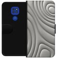Miniatyrbillede 1 af 3: Kompatibel Tegnebogsetui til Motorola Moto G9 Play Sølvbølger