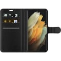 Pikkukuva 2 / 3: Yhteensopiva Lompakkokotelo Samsung Galaxy S21 Ultra 5G Tumma Stranger Things -henkinen fantasi kuvitus, jossa on ukkosta ja dramaattinen kauhutunnel
