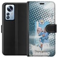 Miniatyrbillede 1 af 3: Kompatibel Tegnebogsetui til Xiaomi 12 Pro Erling Haaland Manchester City Norge målgaranti enorm fysik og knivskarpe afslutninger der gør ham til Cit