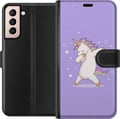 Miniatyrbild 1 av 3: Kompatibelt Plånboksfodral till Samsung Galaxy S21 Unicorn Dab