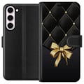 Pikkukuva 1 / 3: Yhteensopiva Lompakkokotelo Samsung Galaxy S23+ Ylellinen rusetti
