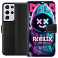 Miniatyrbillede 1 af 3: Kompatibel Tegnebogsetui til Samsung Galaxy S21 Ultra 5G Roblox