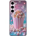 Miniatyrbild 1 av 3: Kompatibelt Mobilskal till Samsung Galaxy S23 Retro popcorn design snacks bio collectible