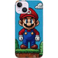 Miniatyrbilde 1 av 3: Kompatibelt Mobildeksel til Apple iPhone 14 Nintendo Super Mario plakat retro gaming 8bit pikselkunst spill klassisk spillhelt veggmaleri design figu
