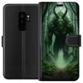 Miniatyrbillede 1 af 3: Kompatibel Tegnebogsetui til Samsung Galaxy S9+ Skov Monster Fantasi Væsen Mørk