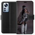 Miniatyrbild 1 av 3: Kompatibelt Plånboksfodral till Xiaomi 12 Pro Lisa Blackpink Kpop Idol Music Star