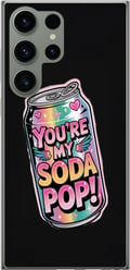 Miniatyrbillede 1 af 3: Kompatibel Mobilcover til Samsung Galaxy S23 Ultra Youre My Soda Pop kawaii pastel regnbue hjerter glitrende design