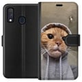 Miniatyrbillede 1 af 3: Kompatibel Tegnebogsetui til Samsung Galaxy A40 Kat Trøje