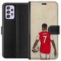 Miniatyrbillede 1 af 3: Kompatibel Tegnebogsetui til Samsung Galaxy A52s 5G Saka Fotboll Arsenal FC Motiv Spelare Premier League