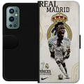 Miniatyrbilde 1 av 3: Kompatibelt Lommeboketui til OnePlus 9 Pro Real Madrid Vinícius Júnior med spiss i trøye nummer 7 klubbmerke hvit kampdrakt energisk positur og kraft