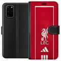 Miniatyrbild 1 av 3: Kompatibelt Plånboksfodral till Samsung Galaxy S20+ Juventus fotboll Cristiano Ronaldo svart vit rosa klubbdesign
