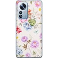 Miniatyrbild 1 av 3: Kompatibelt Mobilskal till Xiaomi 12 Pro Blommigt mönster med handmålade blommor, fjärilar och insekter i romantisk skandinavisk stil, dekorativ desi