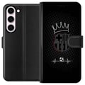 Pikkukuva 1 / 3: Yhteensopiva Lompakkokotelo Samsung Galaxy S23 FC Barcelona Emblem Fotboll Motiv Blå Röd Klubblogo