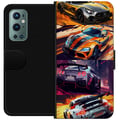 Miniatyrbilde 1 av 3: Kompatibelt Lommeboketui til OnePlus 9 Pro Rallyfeber - intensivt motiv med rallybiler