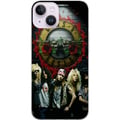 Miniatyrbild 1 av 3: Kompatibelt Mobilskal till Apple iPhone 14 Plus Guns N Roses band framför loggan klassiskt rockmotiv med äkta 80talskänsla