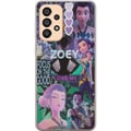 Pikkukuva 1 / 3: Yhteensopiva Puhelinkuori Samsung Galaxy A33 5G Kpop Demoninmetsästäjät Zoey Estetiikka Violetti Rakasta minua Mystinen Idolifiilis