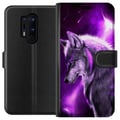 Pikkukuva 1 / 3: Yhteensopiva Lompakkokotelo OnePlus 8 Pro Punainen Susi