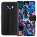 Miniatyrbilde 1 av 3: Kompatibelt Lommeboketui til Samsung Galaxy S8 Kpop Demonjegere Zoey Skog Kollasj Mystisk Aura Idol Kraft Glød