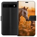 Pikkukuva 1 / 3: Yhteensopiva Lompakkokotelo Google Pixel 6a Hevoset