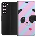 Pikkukuva 1 / 3: Yhteensopiva Lompakkokotelo Samsung Galaxy S23+ Sateenkaari Panda