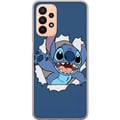 Miniatyrbilde 1 av 3: Kompatibelt Mobildeksel til Samsung Galaxy A23 Disney Stitch Lilo og Stitch blå figur søt alien kawaii tegneseriefigur morsom poster retro design