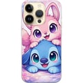 Pikkukuva 1 / 3: Yhteensopiva Puhelinkuori Apple iPhone 14 Pro Söpö kawaii-kuvitus, jossa on vaaleanpunaisia ja sinisiä fantasiaeläimiä, suuret silmät ja pehmeät väri