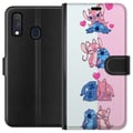 Miniatyrbild 1 av 3: Kompatibelt Plånboksfodral till Samsung Galaxy A40 Lilo & Stitch