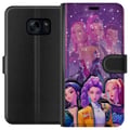 Miniatyrbillede 1 af 3: Kompatibel Tegnebogsetui til Samsung Galaxy S7 K-pop-dæmonjægere Zoey Mira Aya Forenet Stjernemagi Kosmisk Energi